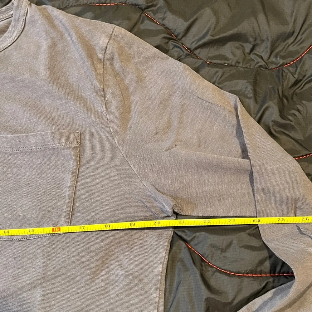 2 J.Crew Long Sleeve Tee Shirts Washed Navy & Washed Black - Picture 9 of 13